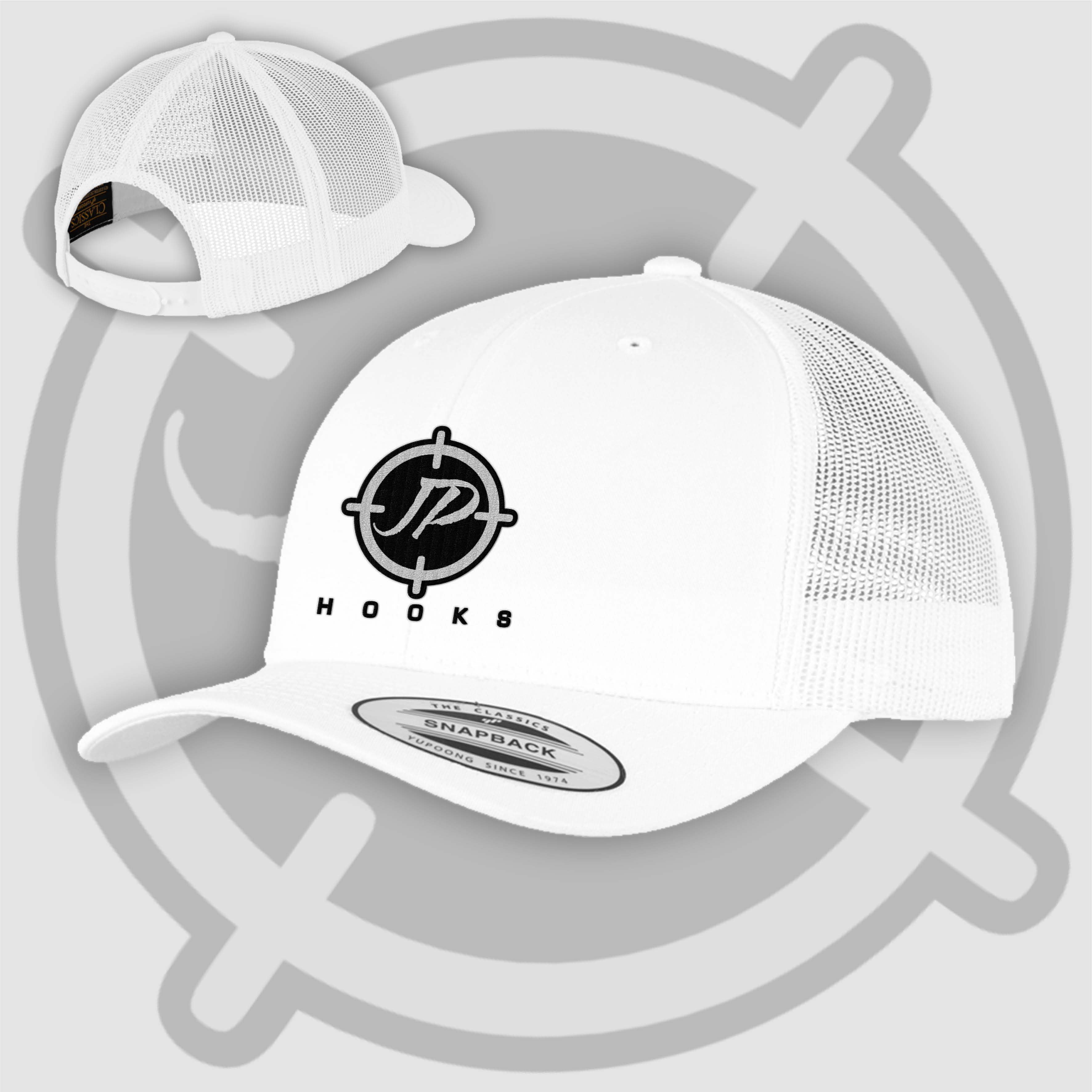 J Precision Trucker Cap Minimal Logo