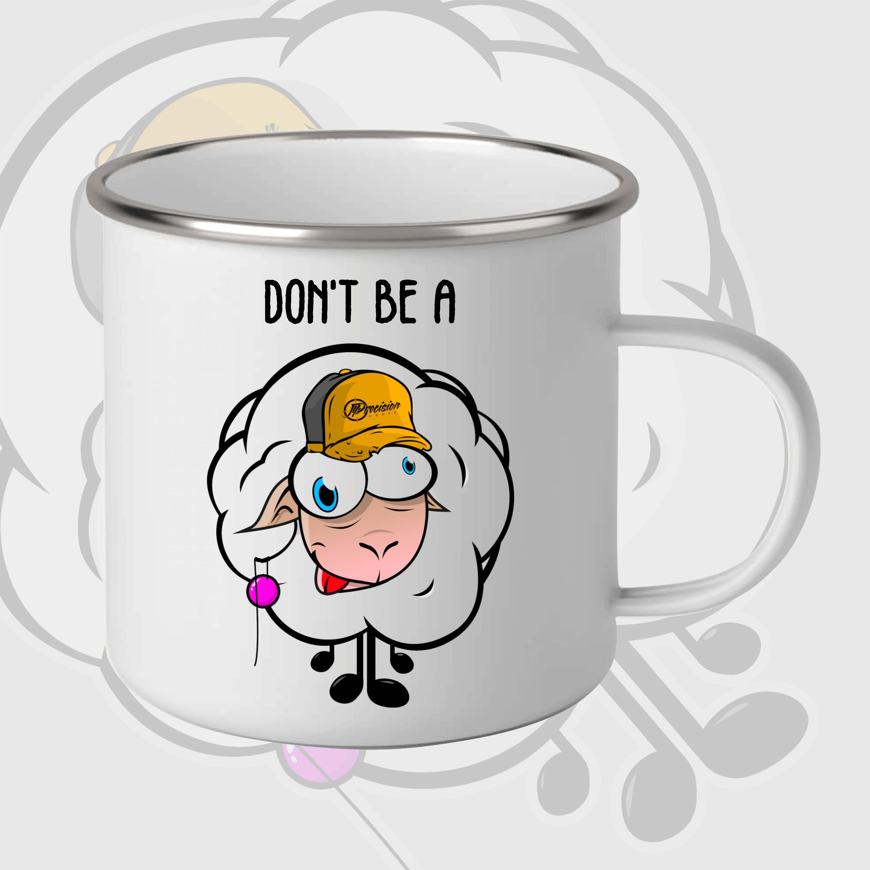J Precision Enamel Mug Sheep