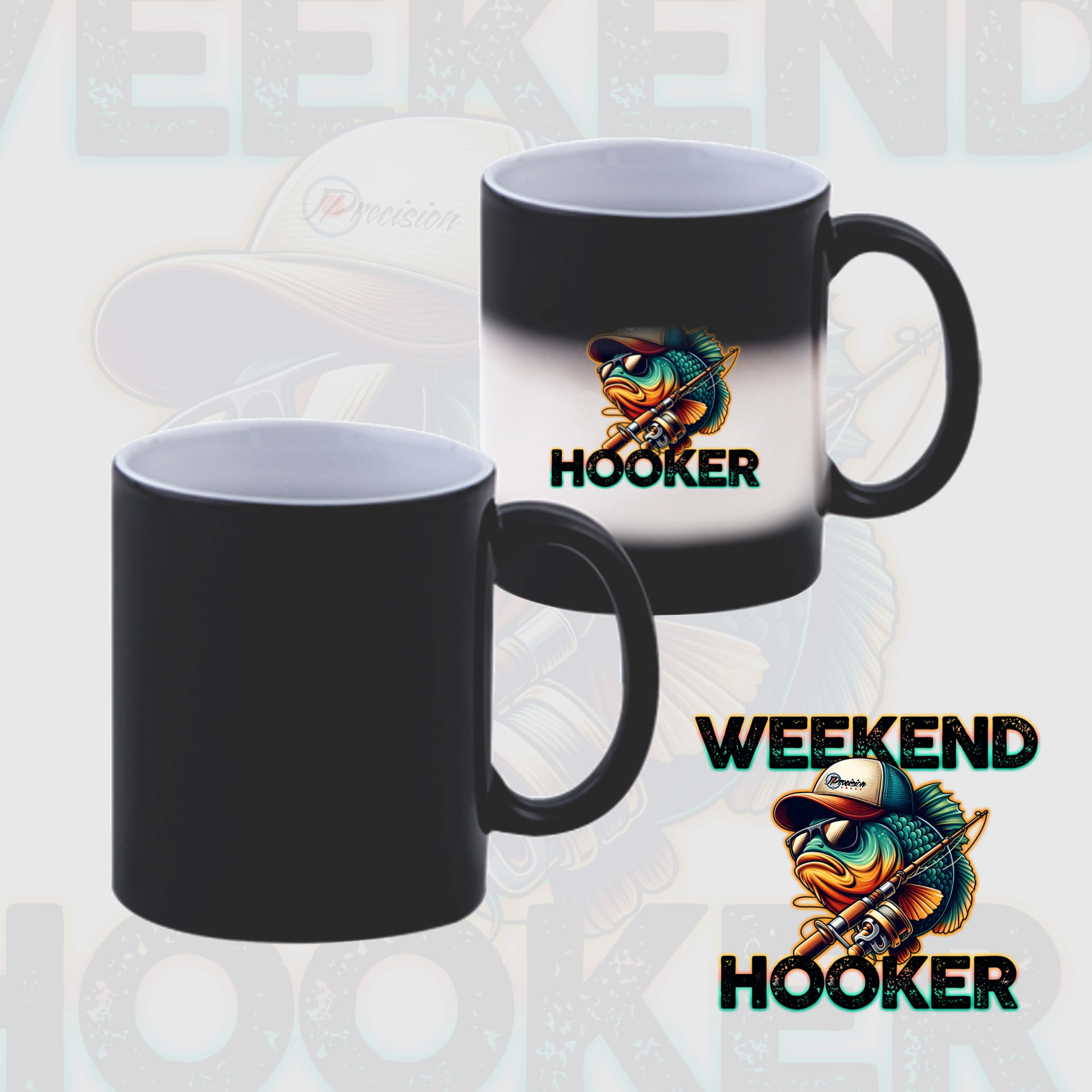 J Precision Colour Changing Mug WH